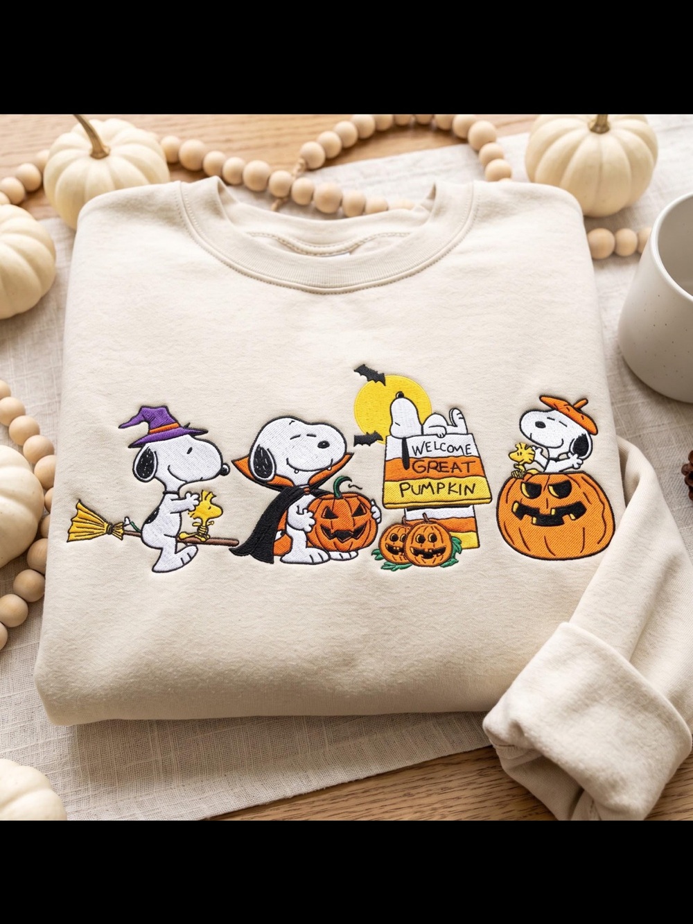 Halloween Snoopy Pumpkin Sweatshirt